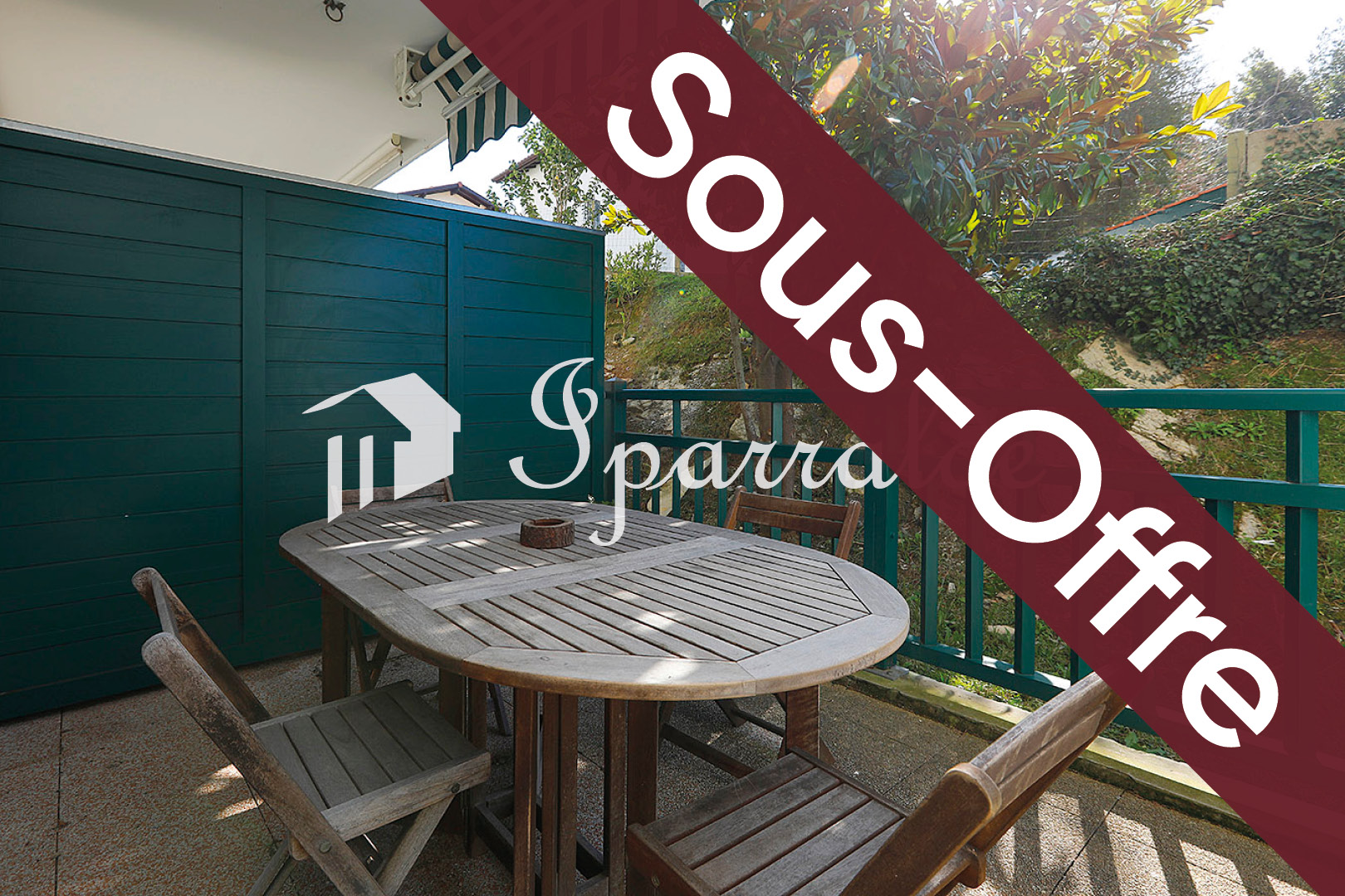 EN VENTA, vivienda de 1 habitación con gran Terraza, cerca de la Bahía de Hendaia