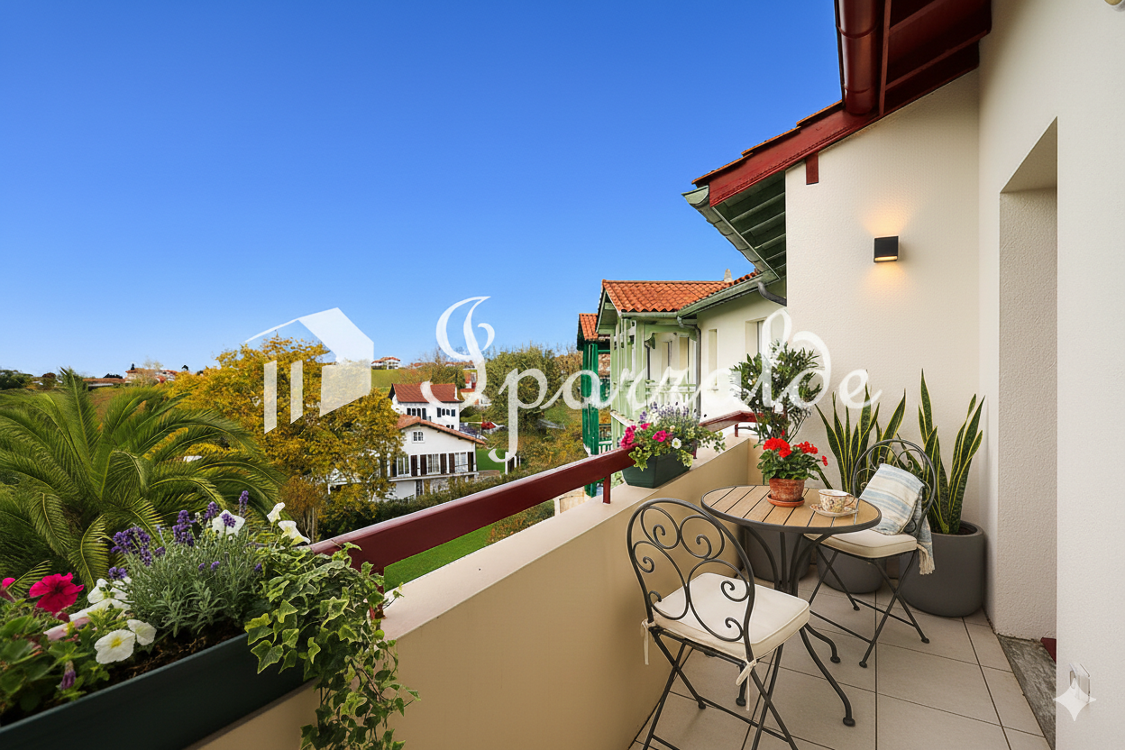 En venta: situado en la 2ª y última planta con ascensor, dentro de un edificio reciente (2006) y perfectamente mantenido, este magnífico piso de 2 habitaciones ofrece un entorno de vida privilegiado, en pleno corazón del solicitado barrio de Lissardy, apreciado por su tranquilidad, sus zonas verdes y su cercanía a la playa (a tan solo 5 minutos en bicicleta).