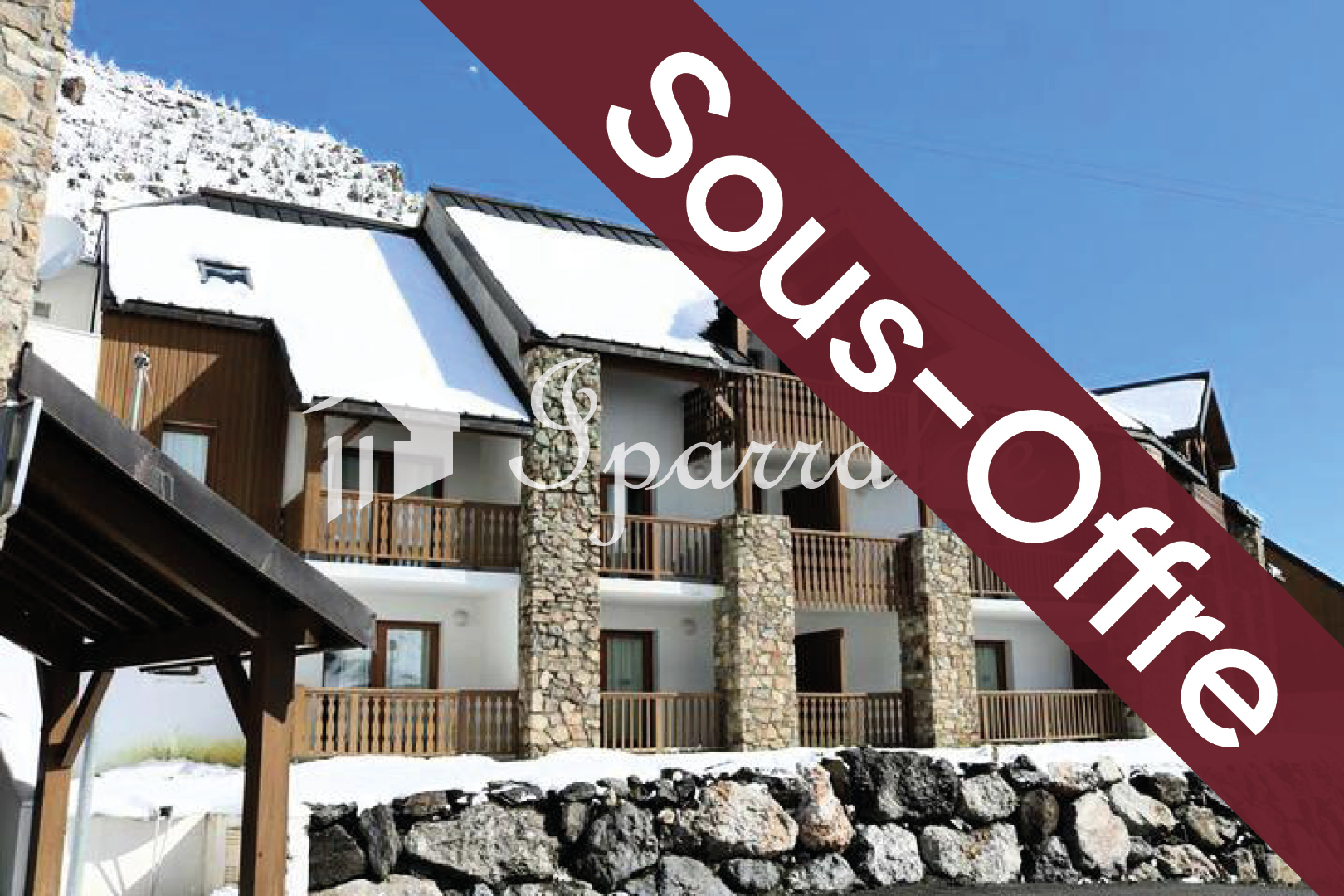 En venta apartamento de una  habitacion con Terraza, Piscina climatizada, Gimnasio, cuarto de esquís y raya de garaje en La Mongie: