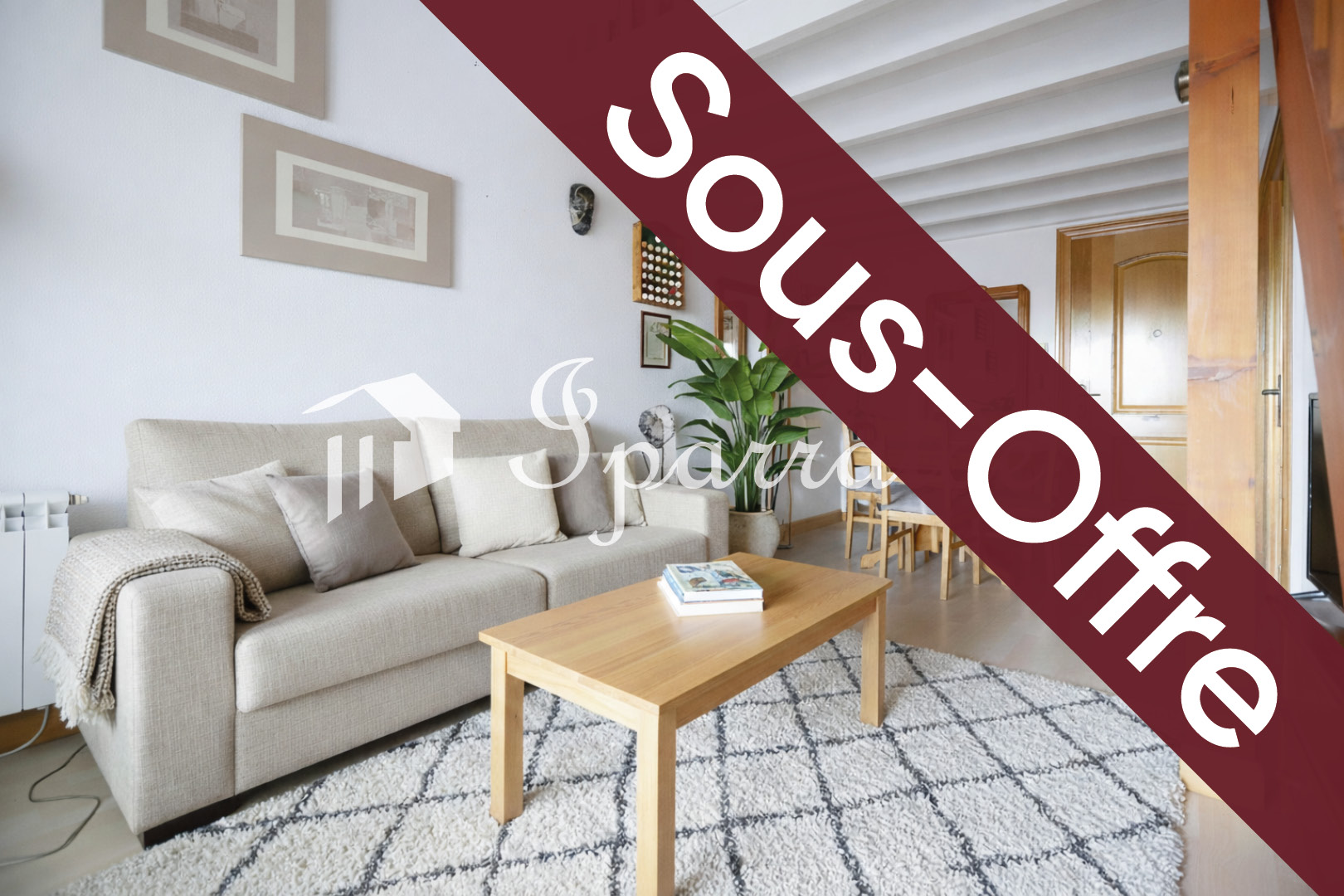 Hendaia Playa – Vivienda de 2 habs en última planta - Garaje cerrado – Vistas despejadas
