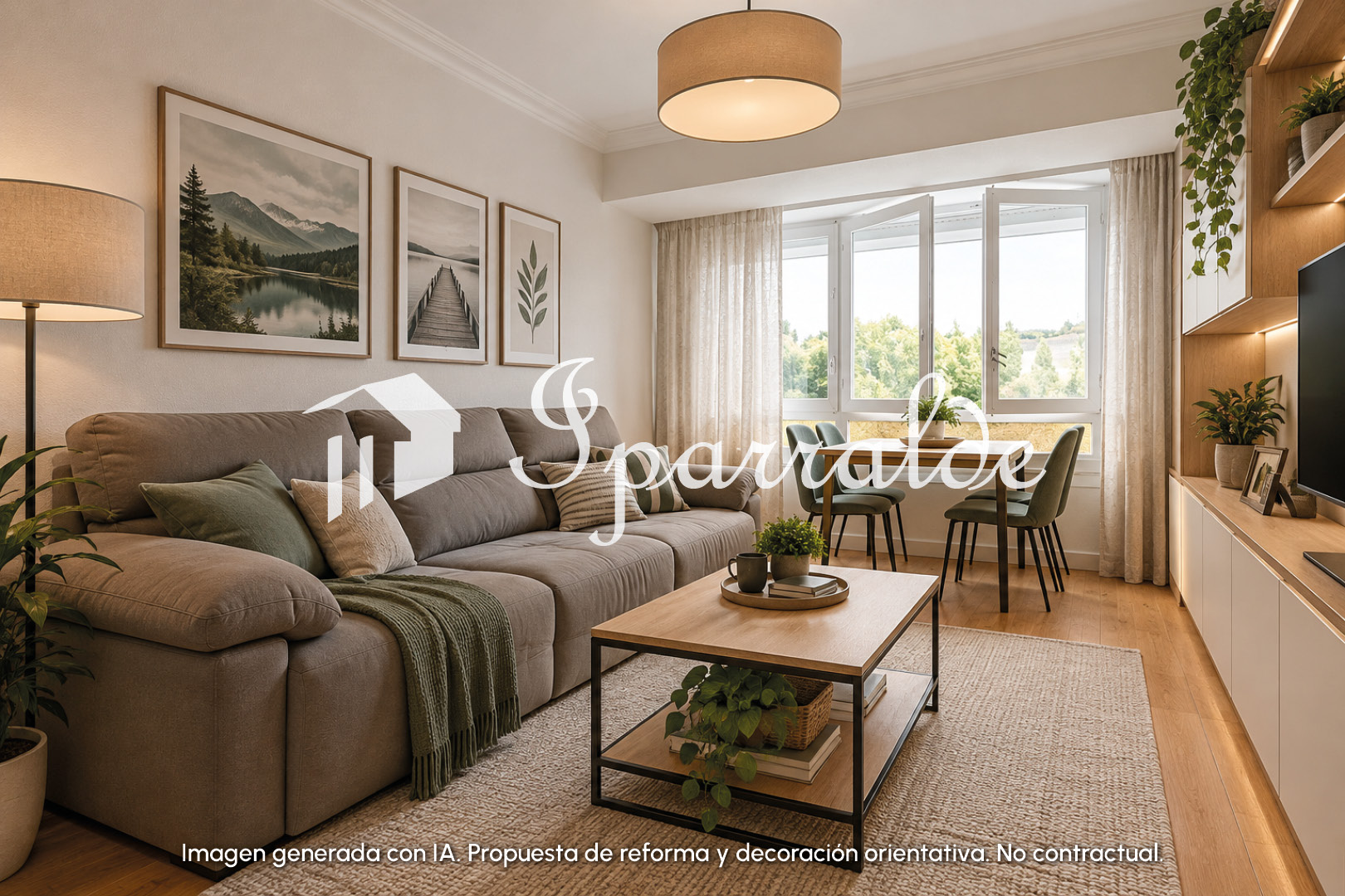 LARREAUNDI: Piso de 3 habitaciones con balcón y grandes vistas